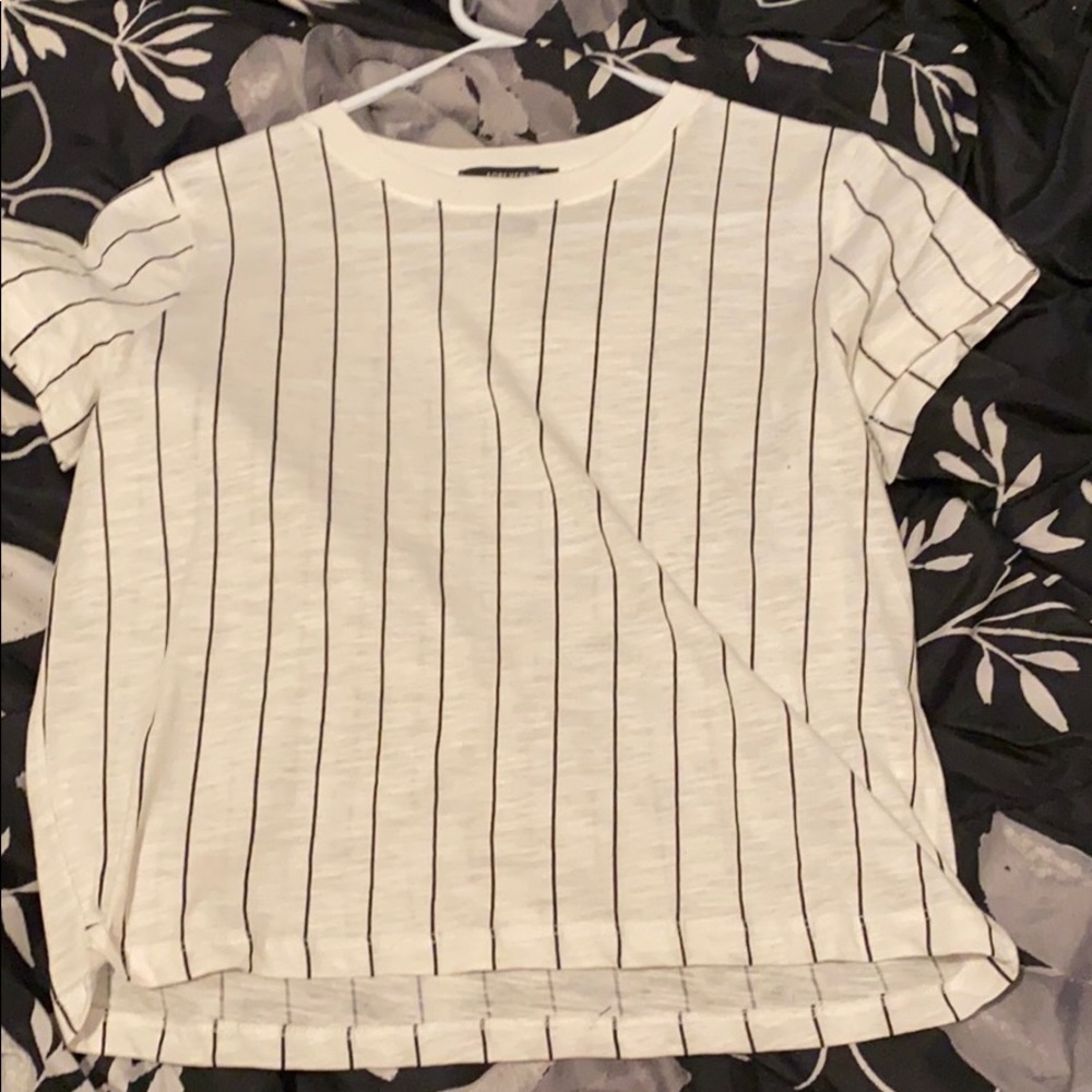 stripe black & white shirt never worn